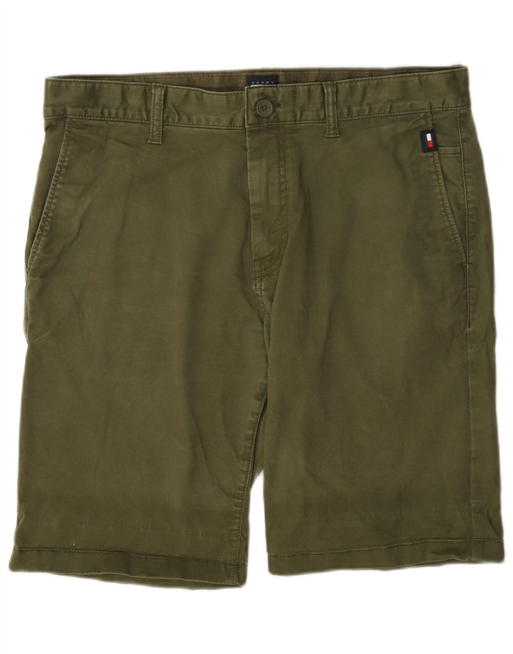 Męskie spodenki chino Tommy Hilfiger W32, średnia bawełna khaki
