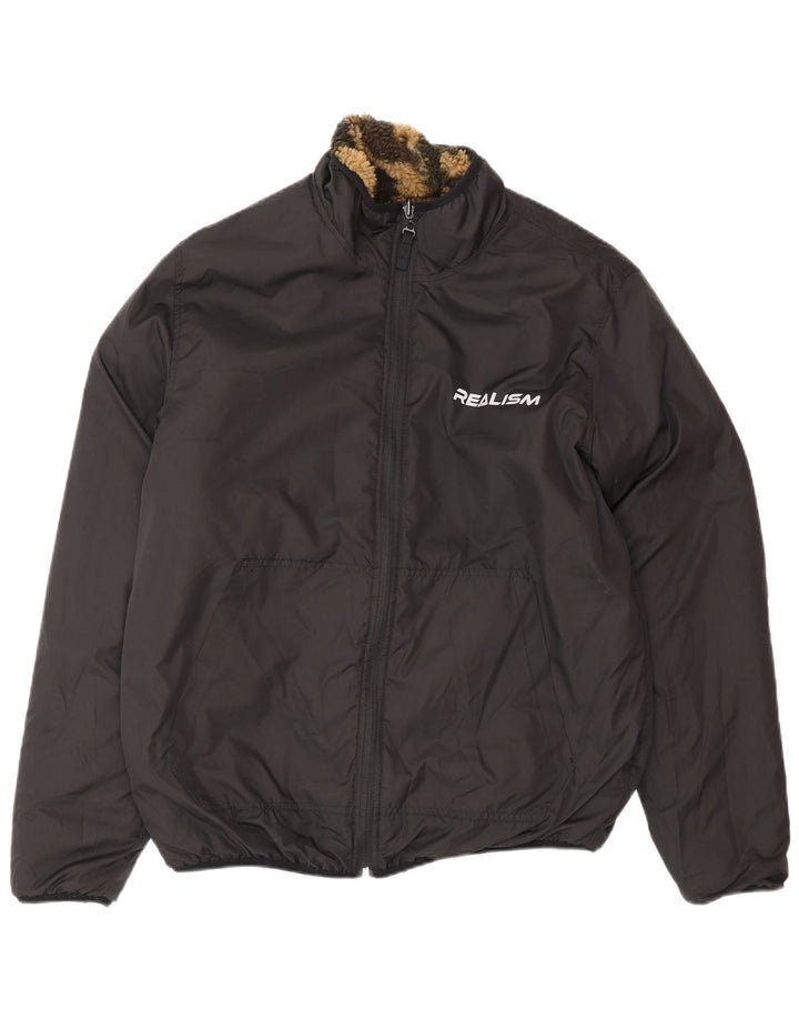 CHAPTER Męska dwustronna kurtka polarowa UK 38, średni kamuflaż khaki