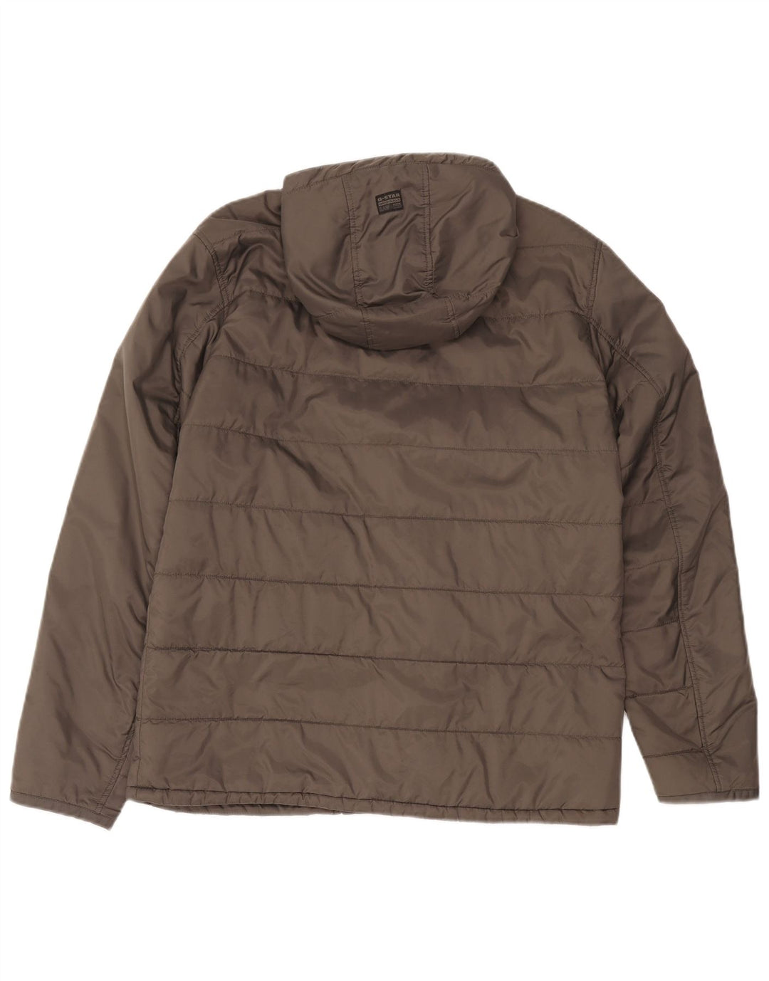 Męska ocieplana kurtka z kapturem G-Star UK 44 2XL Szary nylon