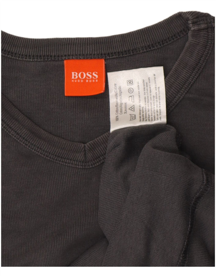 T-shirt męski HUGO BOSS Top XL, szary, bawełniany