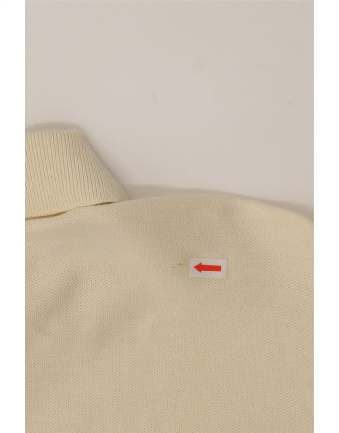 FILA Mens Polo Shirt XS Beige Vintage Fila and Second-Hand Fila from Messina Hembry 