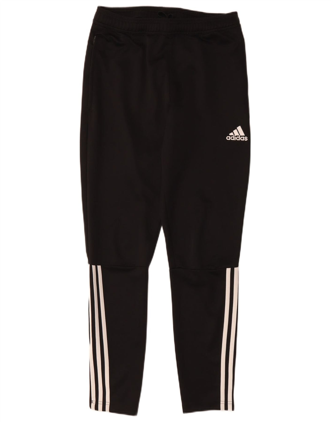 Męskie spodnie dresowe ADIDAS Climacool, małe, czarne, poliestrowe