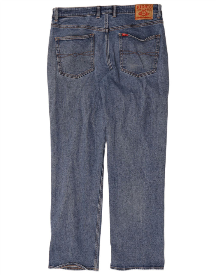Męskie jeansy Lee Riders Straight W36 L30 Niebieskie, bawełniane