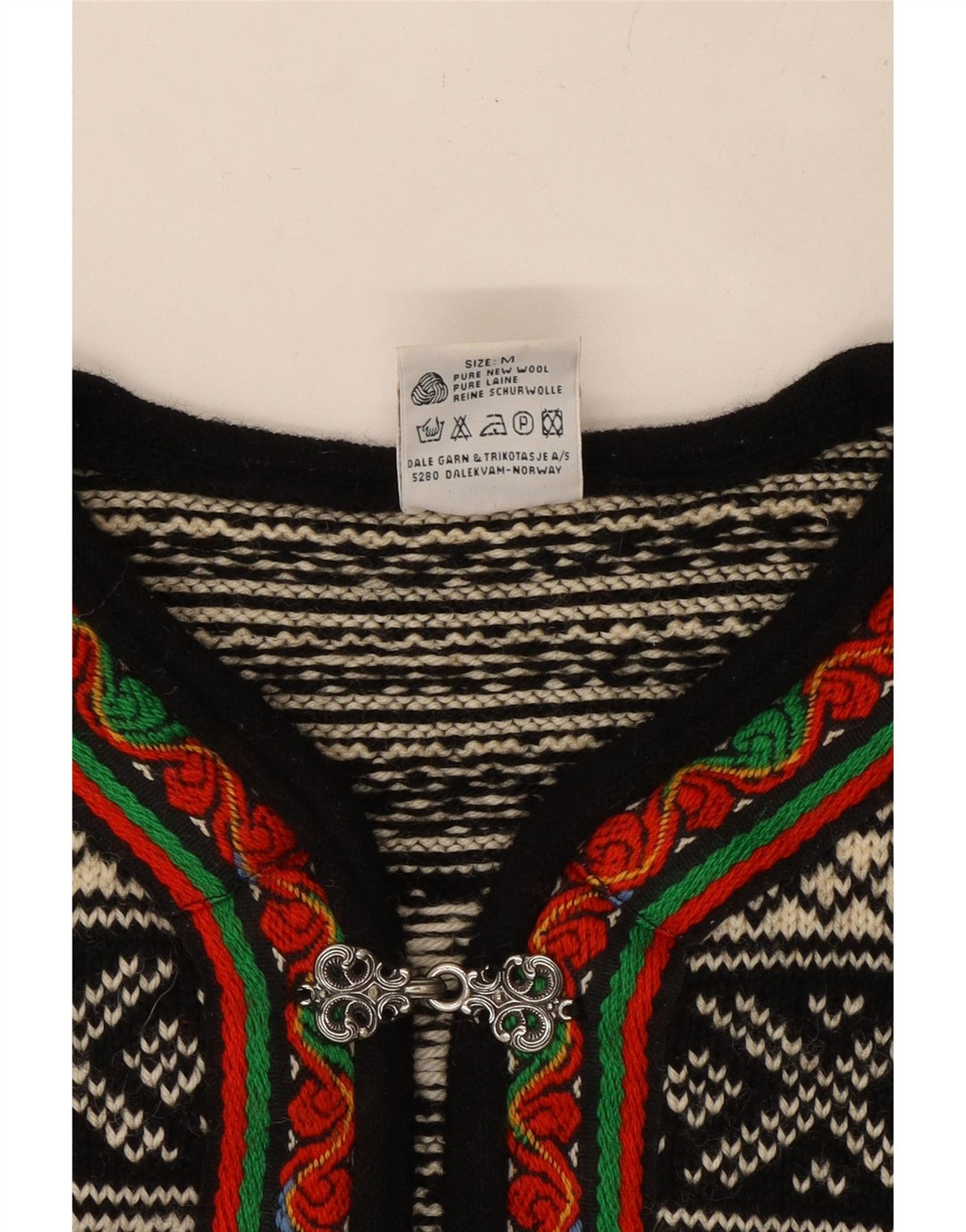 Sweter damski DALE OF NORWAY UK 14 Średni Off White Fair Isle