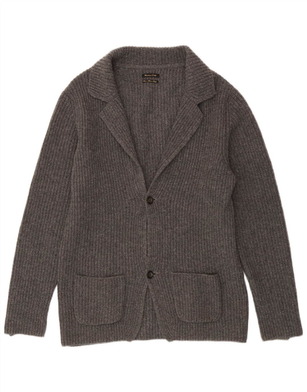 Męski sweter rozpinany Massimo Dutti XL, szary