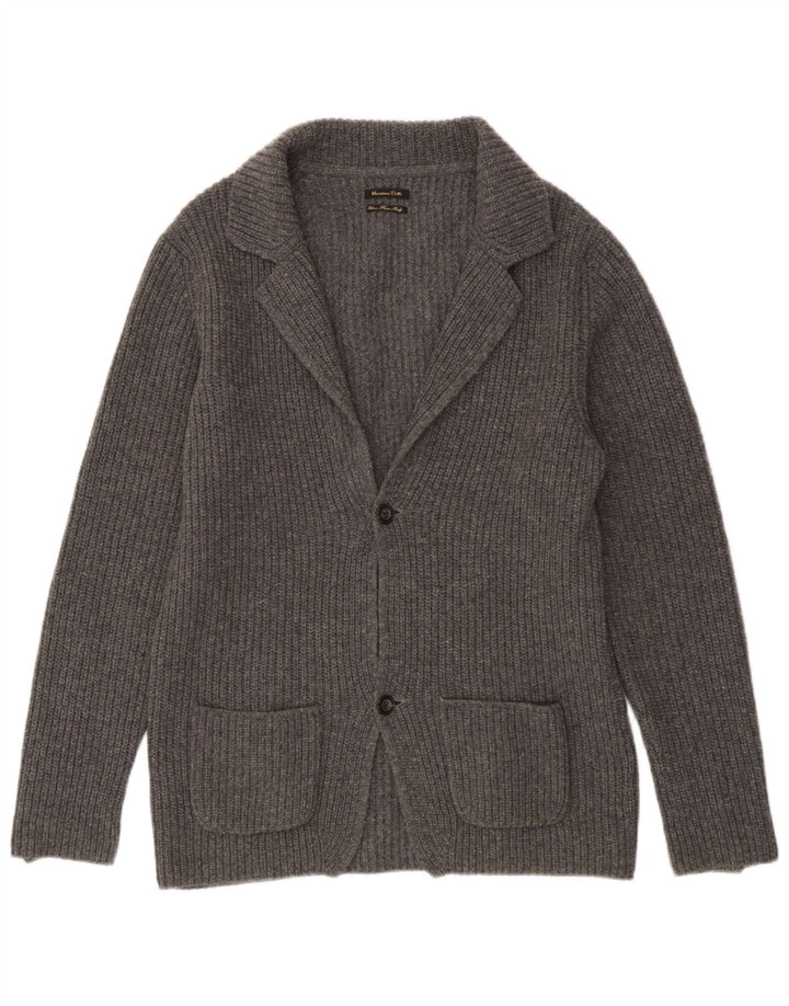 Męski sweter rozpinany Massimo Dutti XL, szary