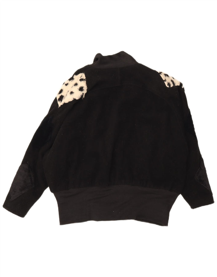 Vintage damski płaszcz oversize it 44 Medium Black