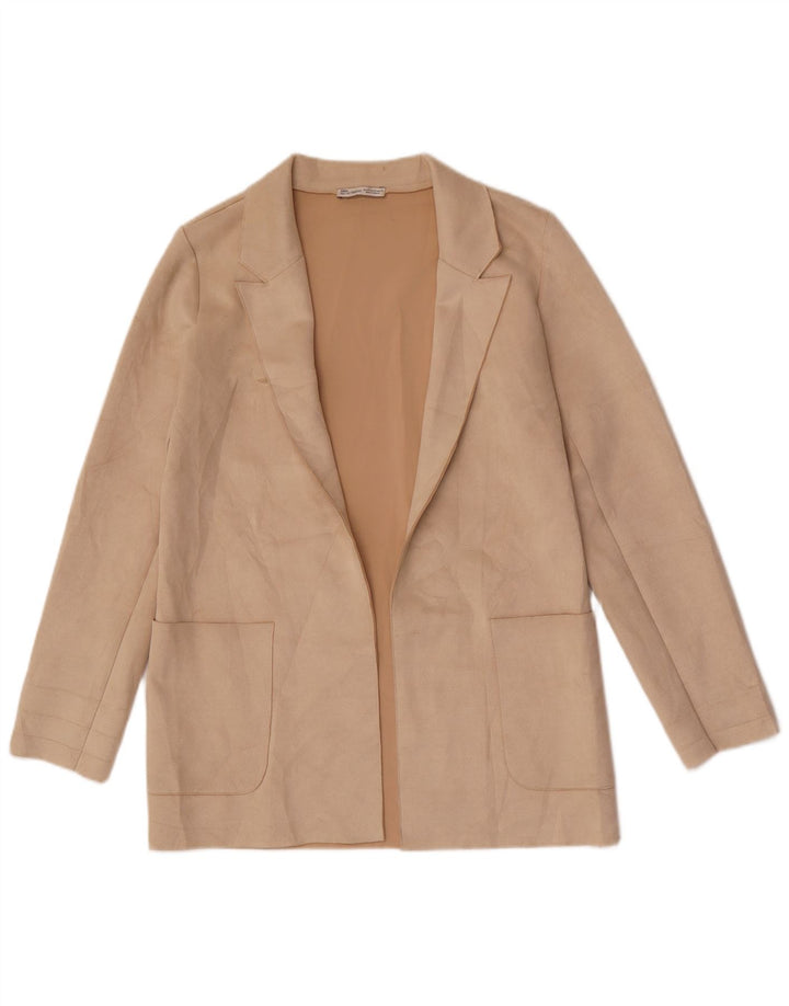 Damska marynarka Zara Open Oversize UK 6 XS, beżowa