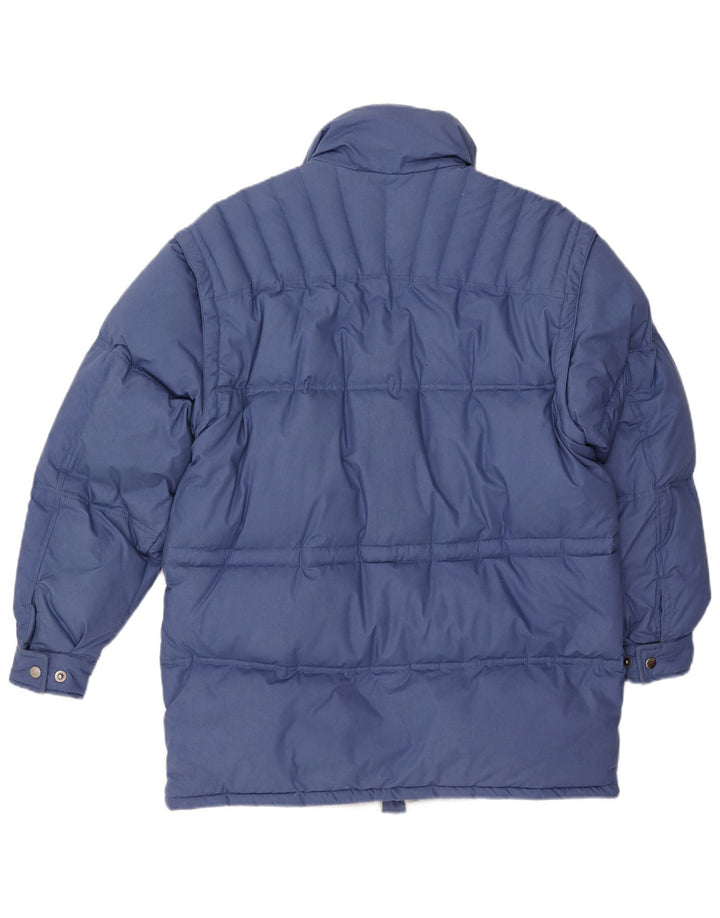 Męska ocieplana kurtka VINTAGE IT 48 Średni niebieski poliester