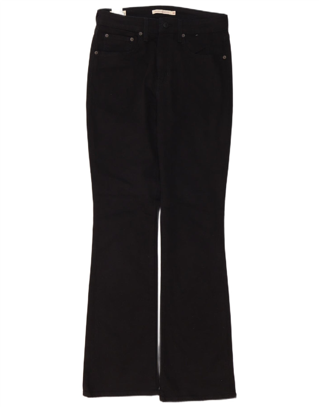 LEVI'S Damskie jeansy Bootcut 725 z wysokim stanem W30 L32 Czarna bawełna