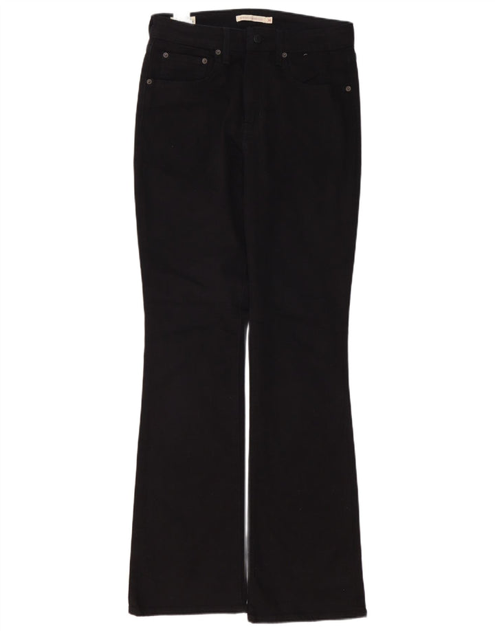 LEVI'S Damskie jeansy Bootcut 725 z wysokim stanem W30 L32 Czarna bawełna