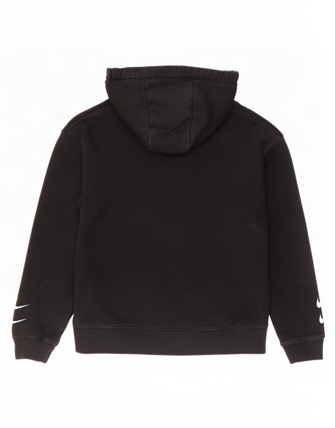 Męski sweter z kapturem Nike z grafiką, mały, czarny, bawełniany