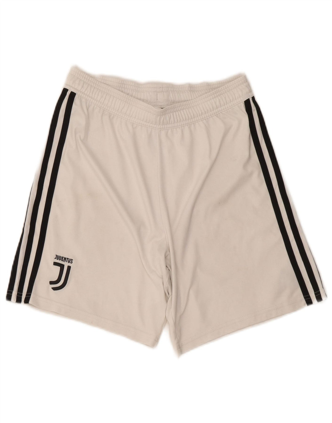 Męskie spodenki sportowe Adidas Juventus Juventus, małe, białe, poliestrowe