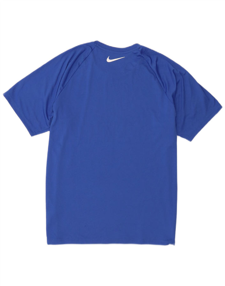 Męski T-shirt Nike Dri Fit Graphic Top, duży, niebieski