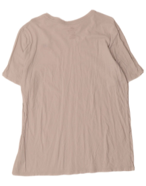 Męski T-shirt Nike o sportowym kroju, XL, biała, bawełniana