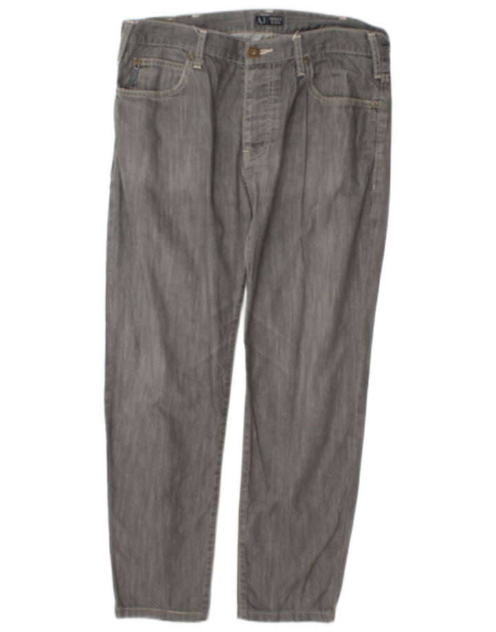 Męskie jeansy Armani W33 L27 szare