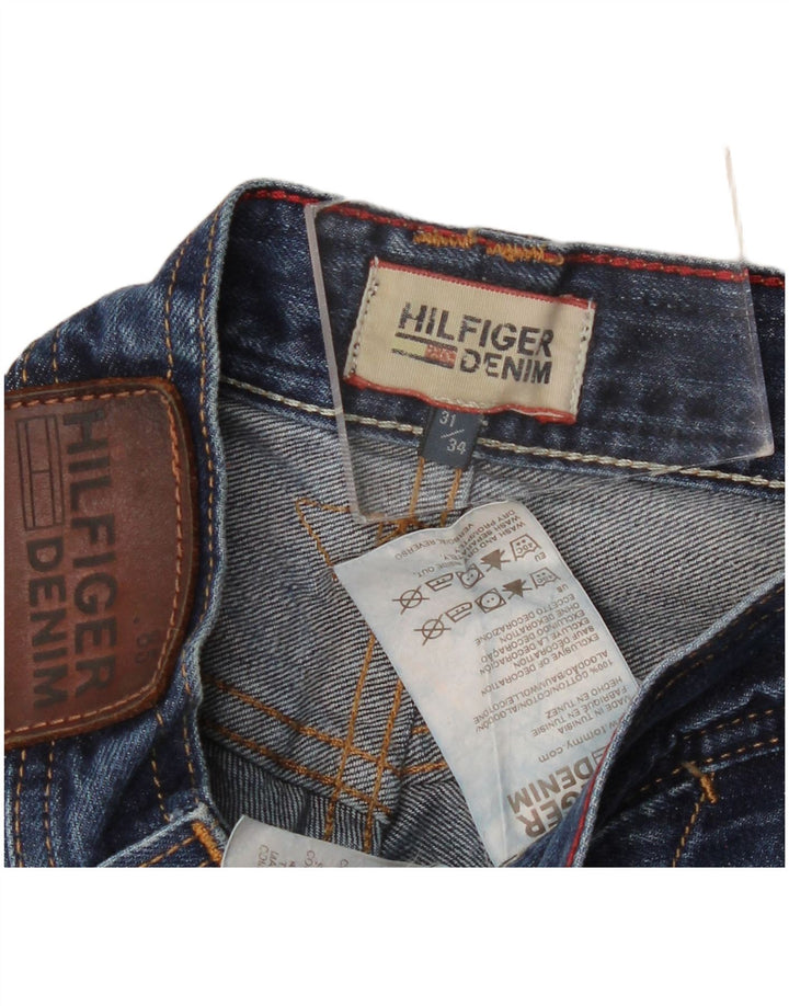 Męskie proste dżinsy Tommy Hilfiger W31 L34 Niebieskie bawełniane