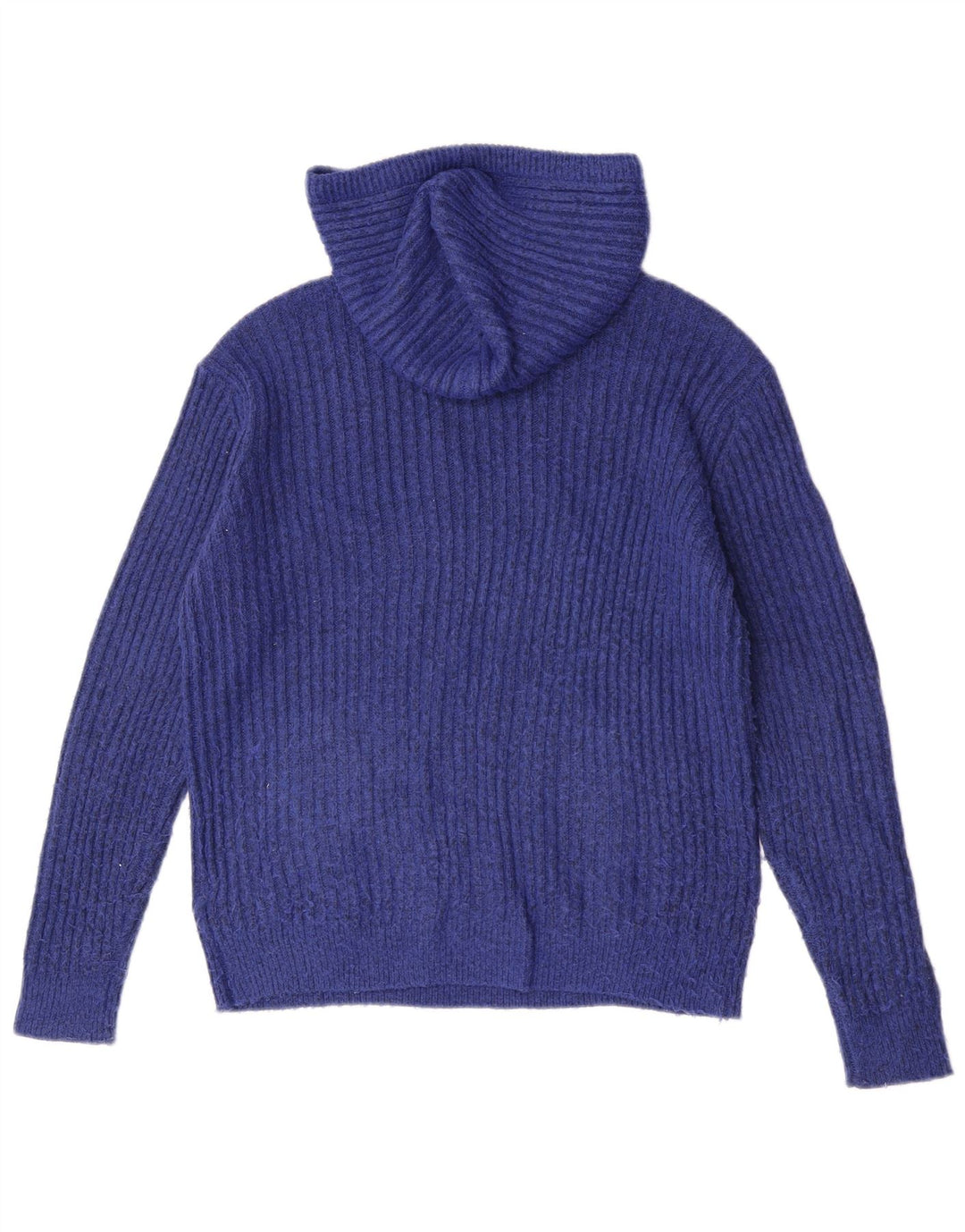 Damski sweter z kapturem Marks & Spencer UK 14, średni niebieski, nakrapiany