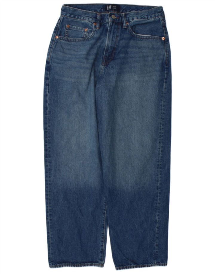 Damskie luźne jeansy Gap W29 L30 Granatowe, bawełniane