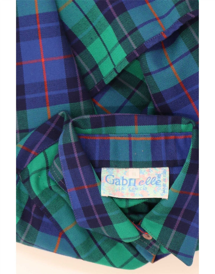 Damska koszula flanelowa Gabri elle La Camicia UK 16 w dużą wielobarwną kratę