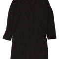 Damski sweter rozpinany Lipsy Longline z otwartym kardiganem UK 16, duży, czarny poliester