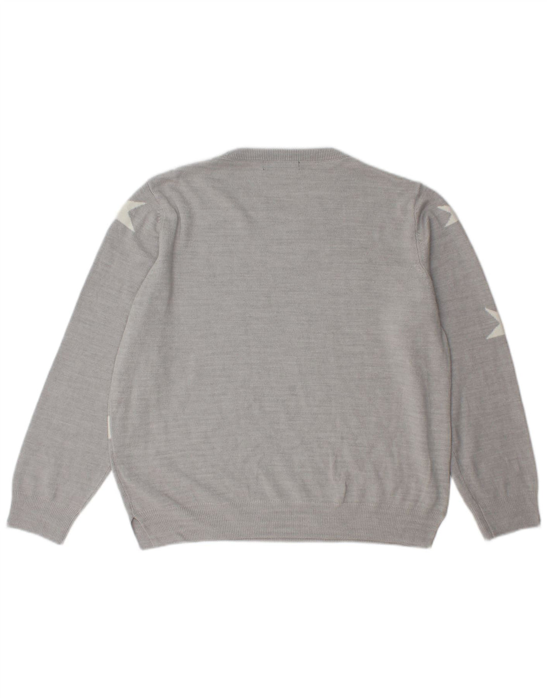 Marks & Spencer Damski sweter z okrągłym dekoltem, UK 16, duży, szary