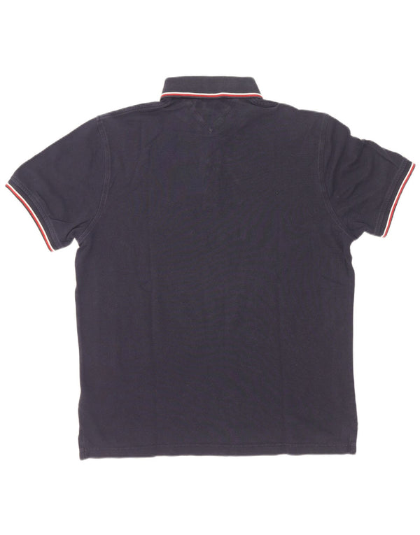 Męska koszulka polo Slim Fit Tommy Hilfiger XL, granatowa, bawełniana