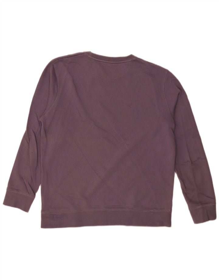 Męski sweter Wrangler, średniofioletowy, bawełniany