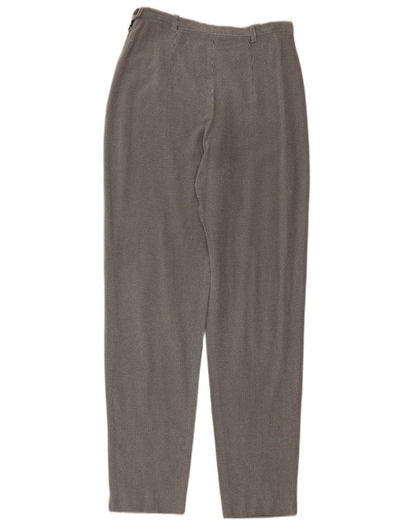Damskie spodnie trykotowe Marella UK 10 Small W26 L28 Szara pepitka