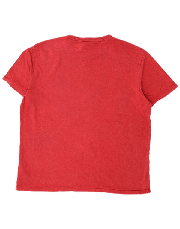 Koszulka męska Polo Ralph Lauren, duża, czerwona, bawełniana