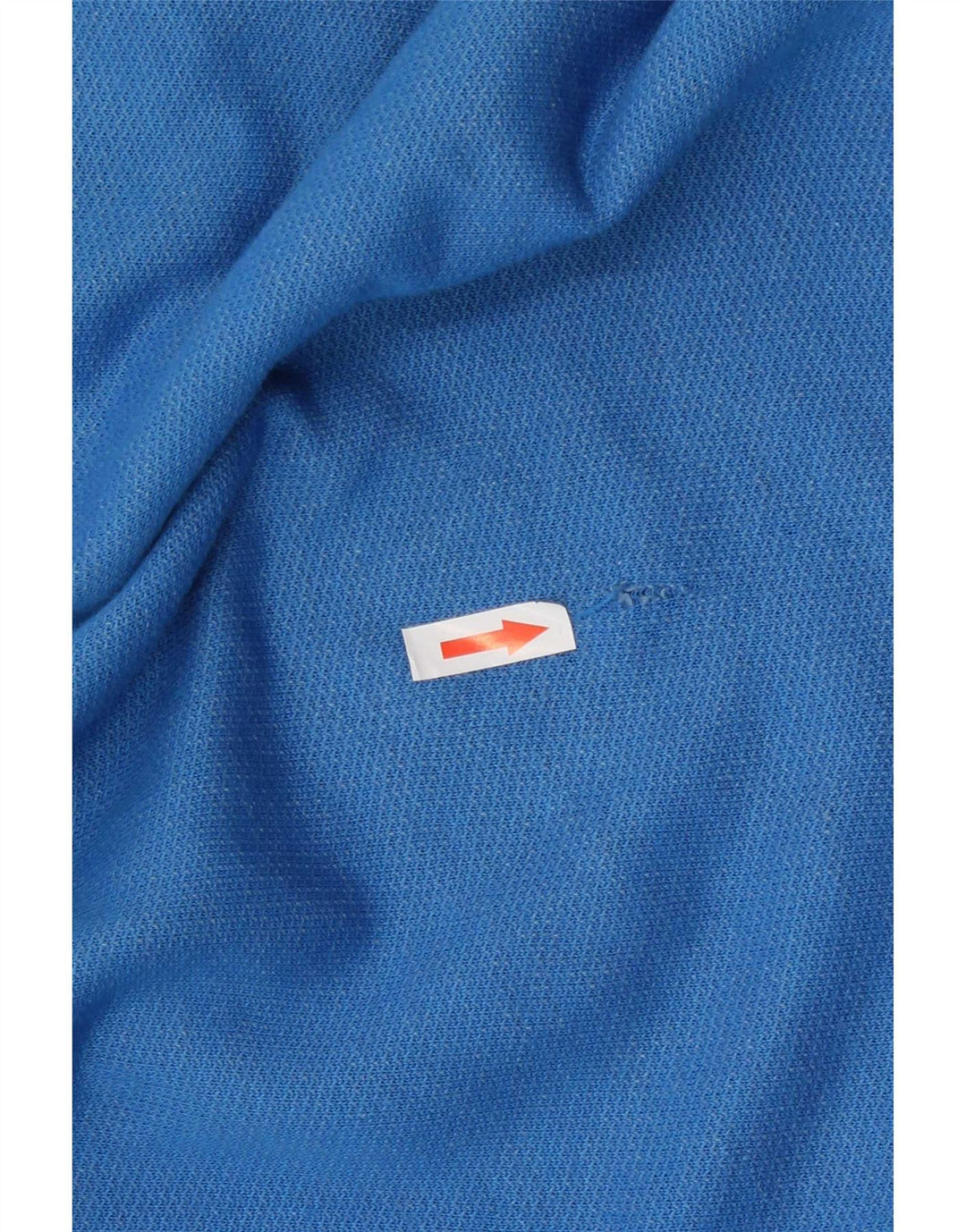 Damska bluza oversize w stylu vintage z grafiką, UK 14, średni niebieski
