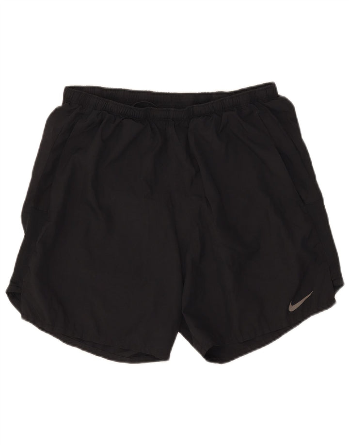 Męskie spodenki sportowe Nike Dri Fit, duże, czarne, poliestrowe