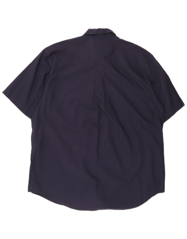 Koszula męska z krótkim rękawem TIMBERLAND 2XL, granatowa, bawełniana