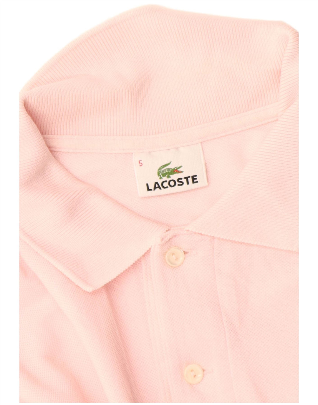 Męska koszulka polo Lacoste, rozmiar 5, duża, różowa