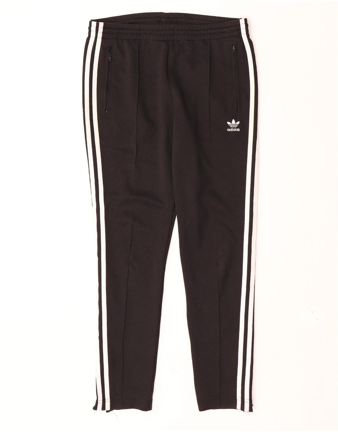 Damskie spodnie dresowe Adidas UK 10, małe, czarne, poliestrowe