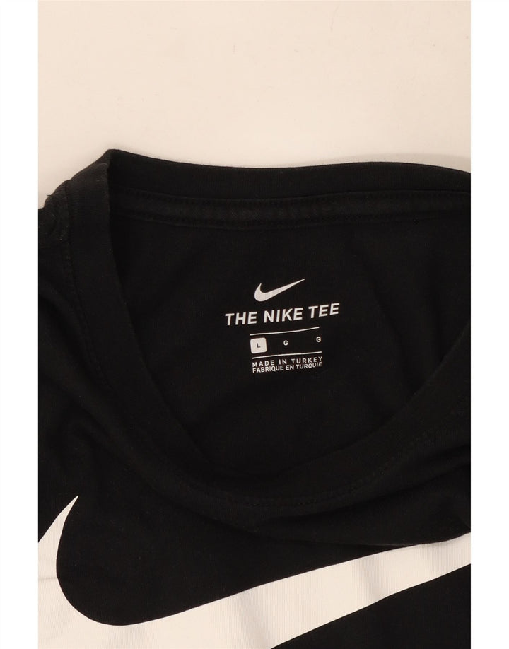 Męski T-shirt Nike z grafiką, duży, czarny