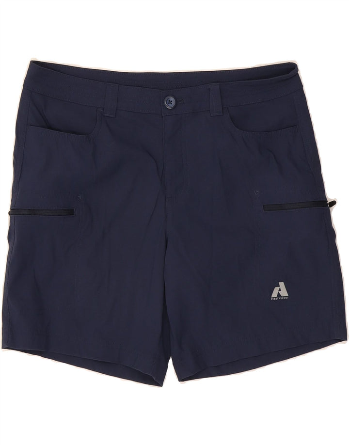 EDDIE BAUER Womens Cargo Shorts US 12 Large W32 Navy Blue Nylon Vintage Eddie Bauer and Second-Hand Eddie Bauer from Messina Hembry 