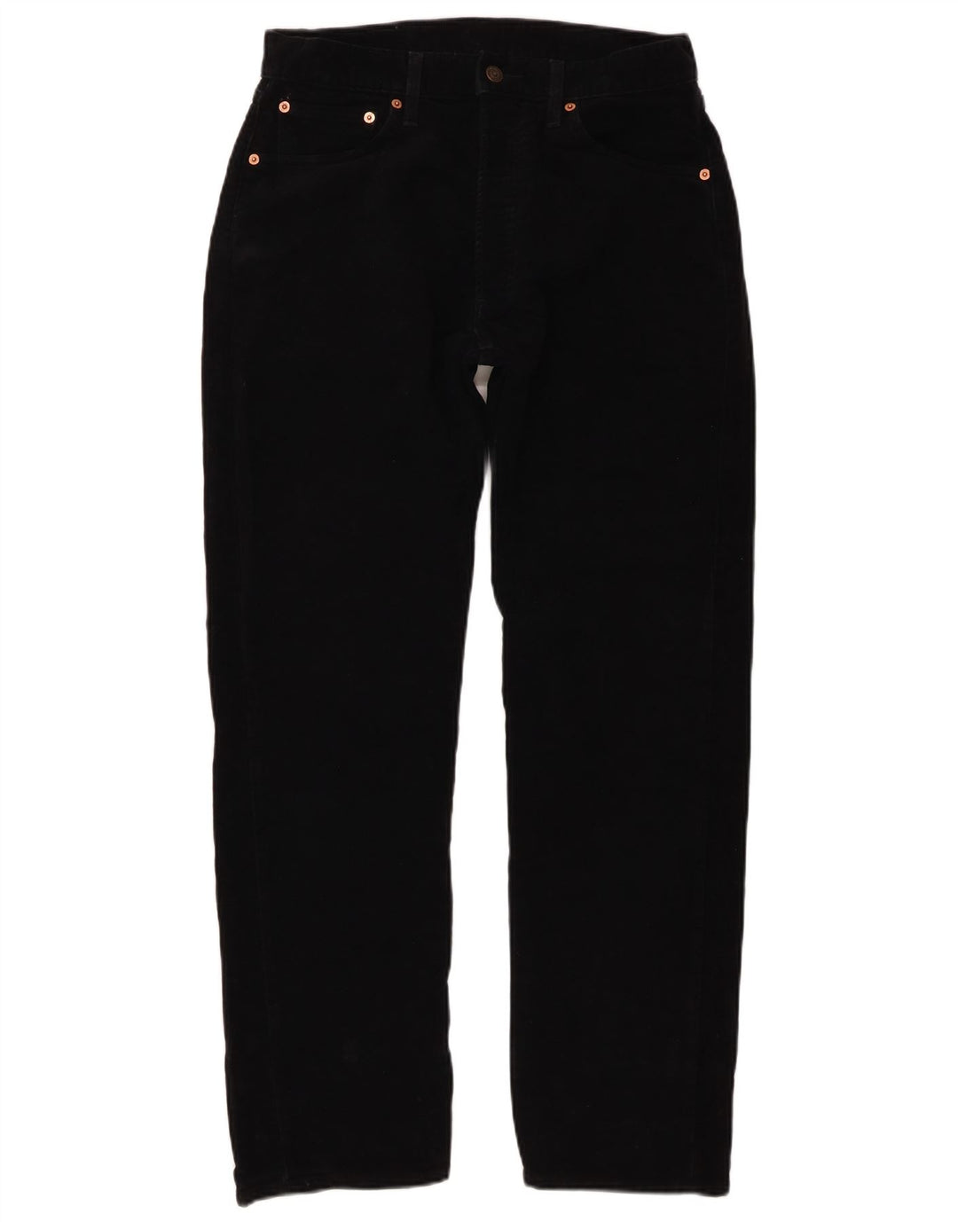 Męskie dżinsy Levi's 551 Straight W32 L30 Czarna bawełna