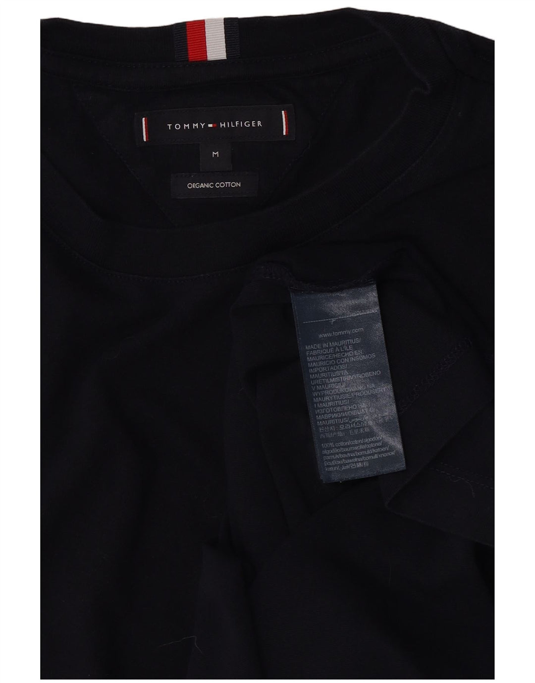 T-shirt męski Tommy Hilfiger, średni, granatowy, bawełniany