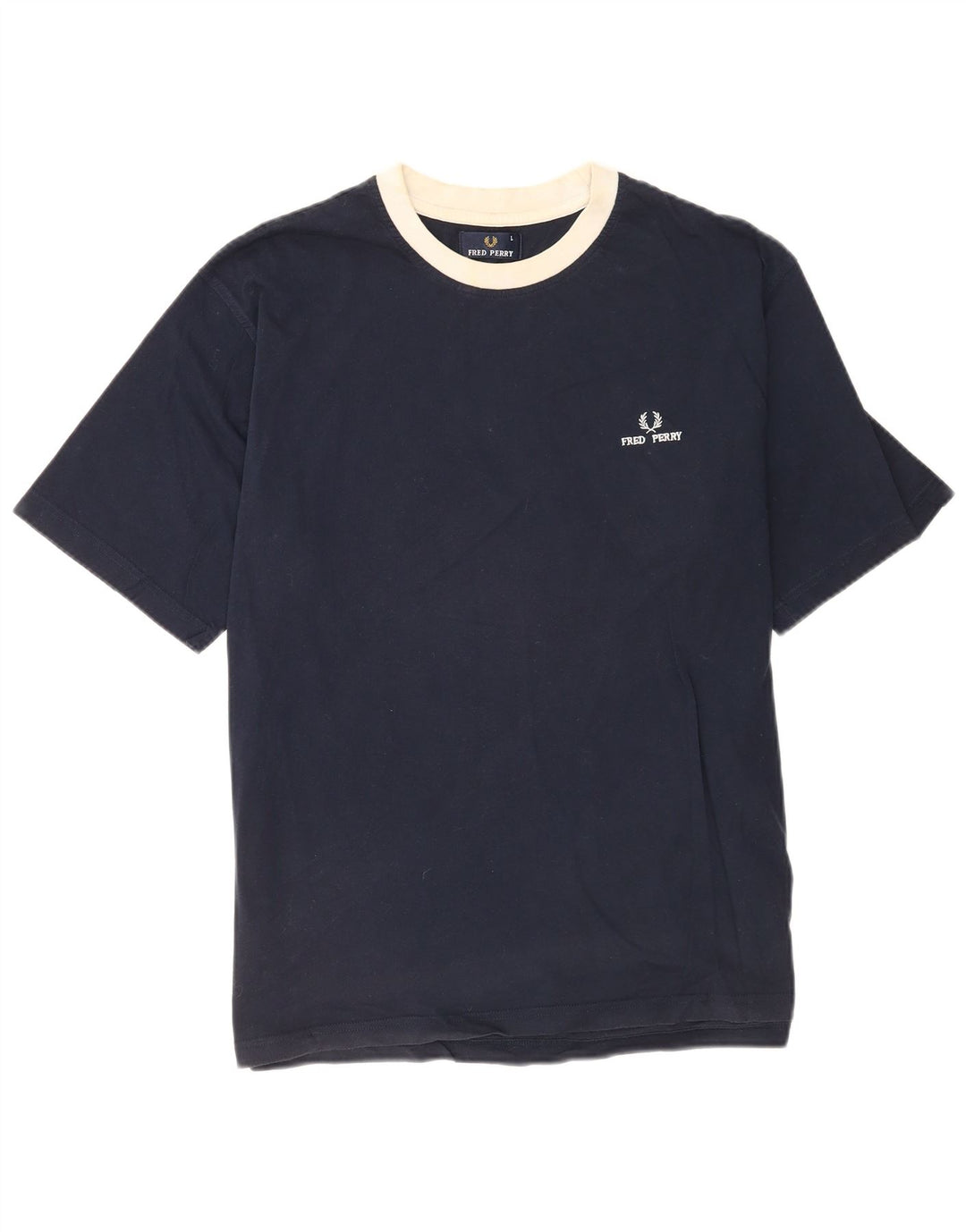 T-shirt męski Fred Perry, duży, granatowy, bawełniany