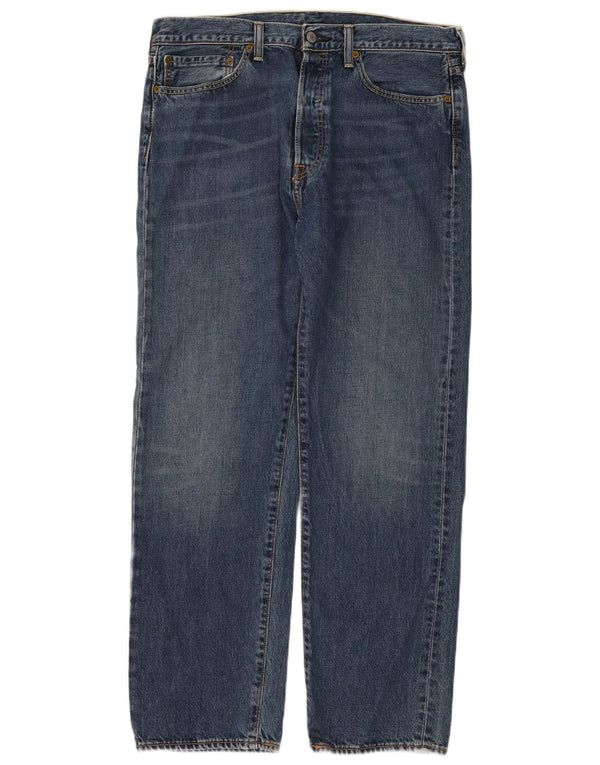 Męskie jeansy Levi's 562 Straight W34 L32 Niebieskie bawełniane