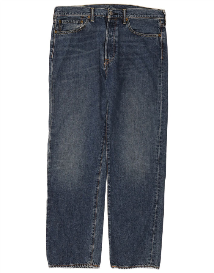 Męskie jeansy Levi's 562 Straight W34 L32 Niebieskie bawełniane