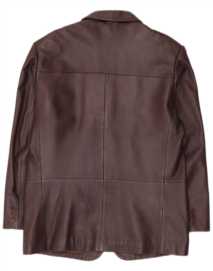 Route 66 Męska skórzana marynarka zapinana na 3 guziki UK 42 XL Brązowa skóra