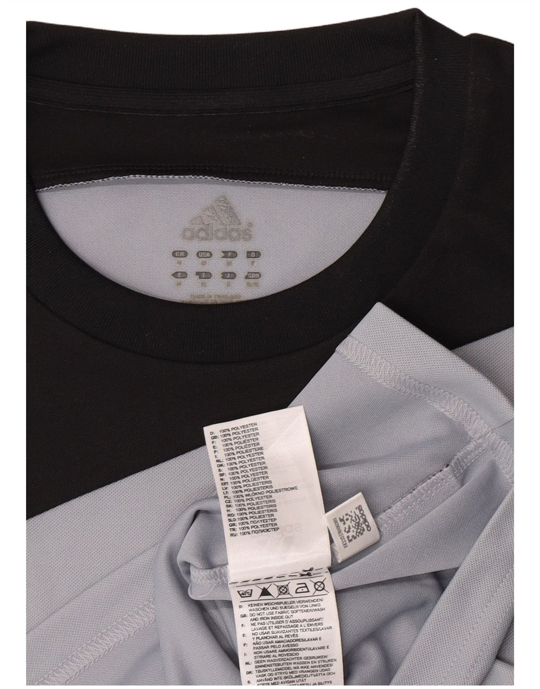 Męska koszulka Adidas Climalite z grafiką Top, średnioszary, poliester z blokami kolorów