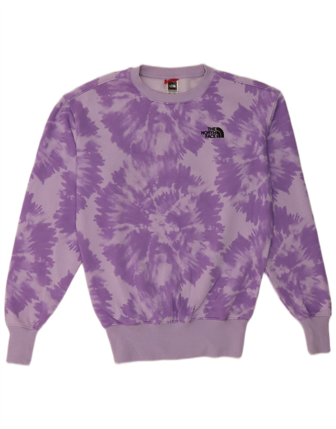 Męska bluza dresowa The North Face, bawełniana, w kolorze średniego fioletu Tie Dye