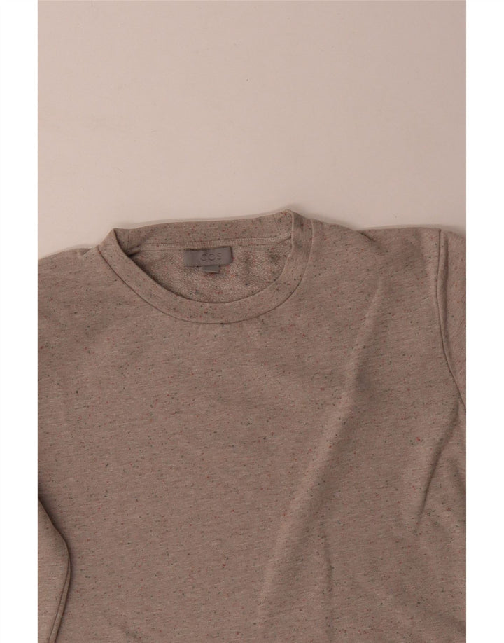 Bluza damska Cos Sweter UK 14 Średnia beżowa bawełniana nakrapiana
