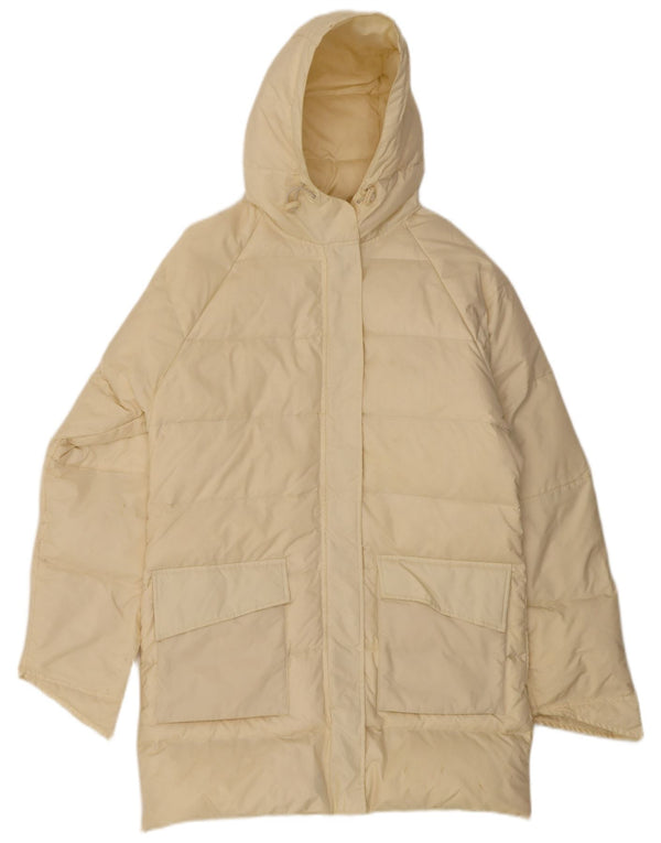 Damski płaszcz z kapturem Pheder IT 46, duży, żółty nylon