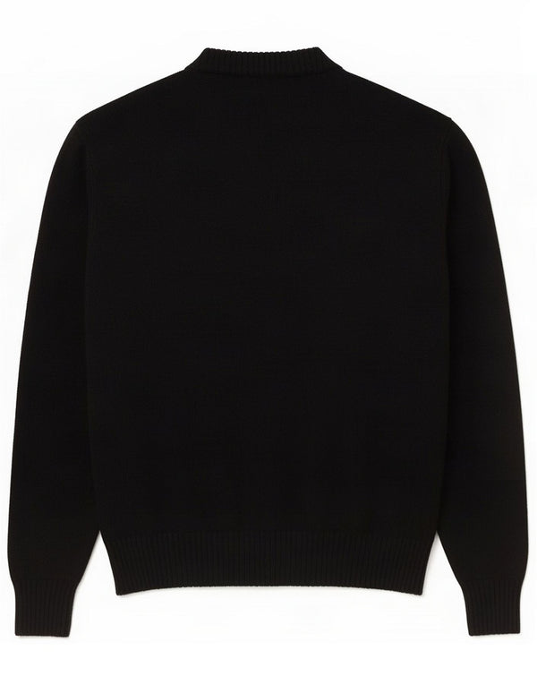 Damski sweter z okrągłym dekoltem Harmont & Blaine UK 10 Mały czarny