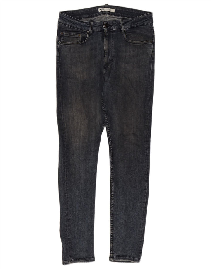 Męskie jeansy obcisłe Zara EU 40 Medium W31 L30 Niebieskie