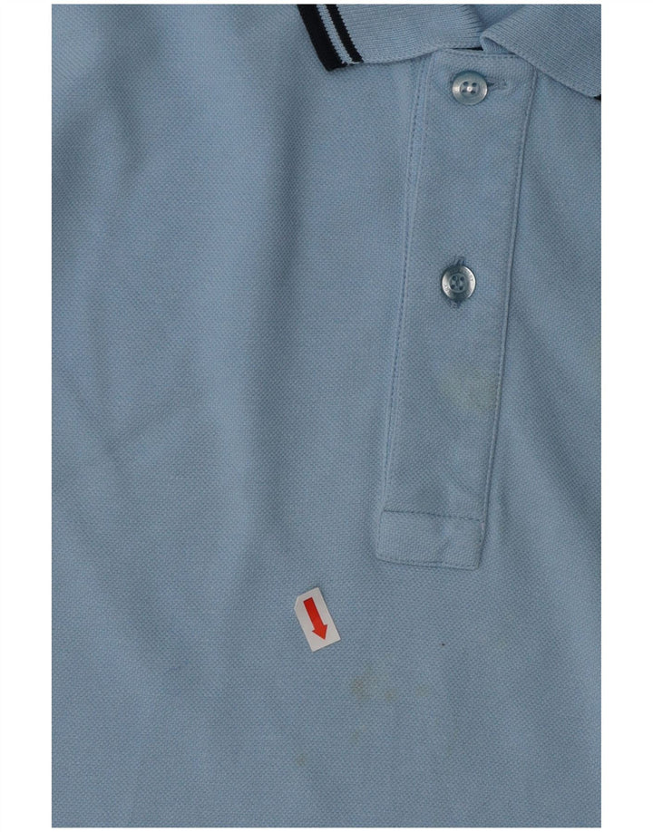 Męska koszulka polo FRED PERRY, niebieska, bawełniana